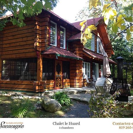 Chalets De La Riviere Sacacomie Villa Saint-Alexis-des-Monts Esterno foto