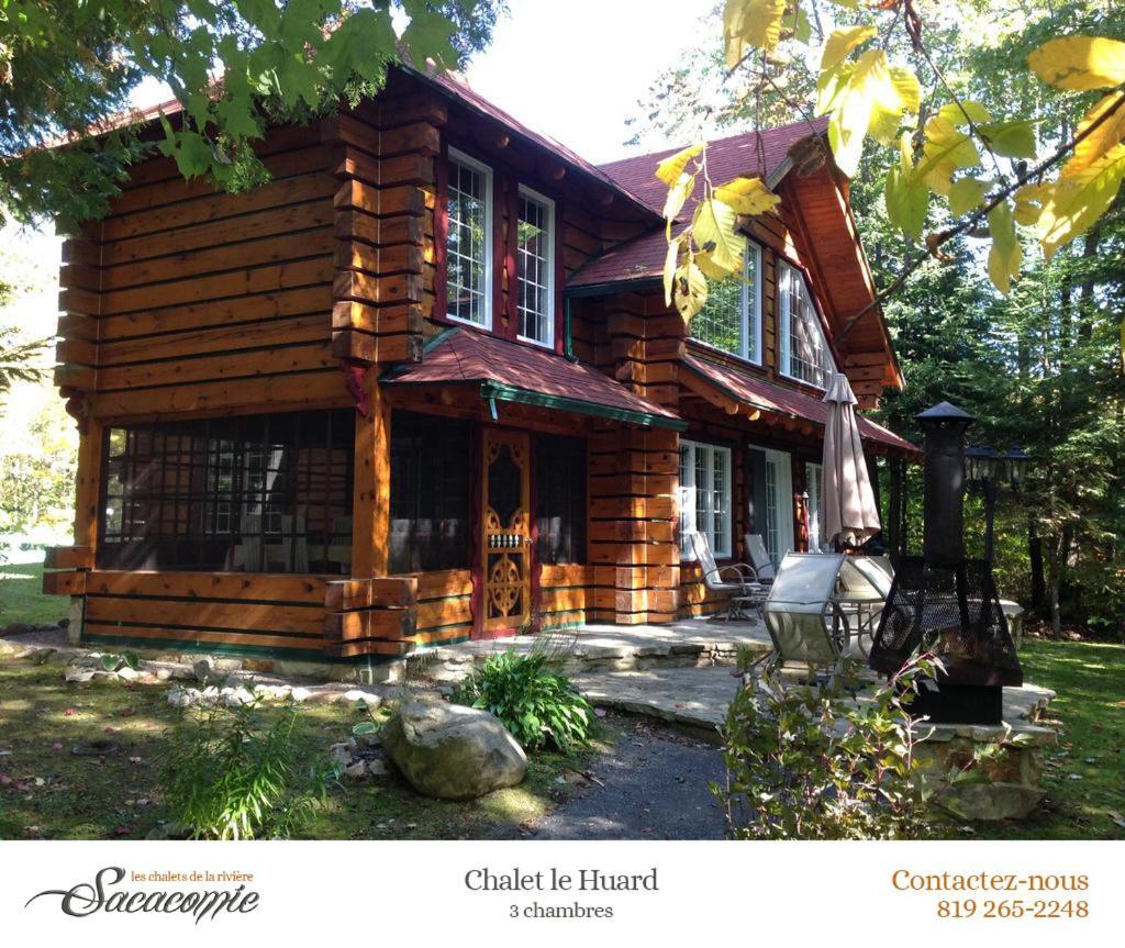 Chalets De La Riviere Sacacomie Villa Saint-Alexis-des-Monts Esterno foto