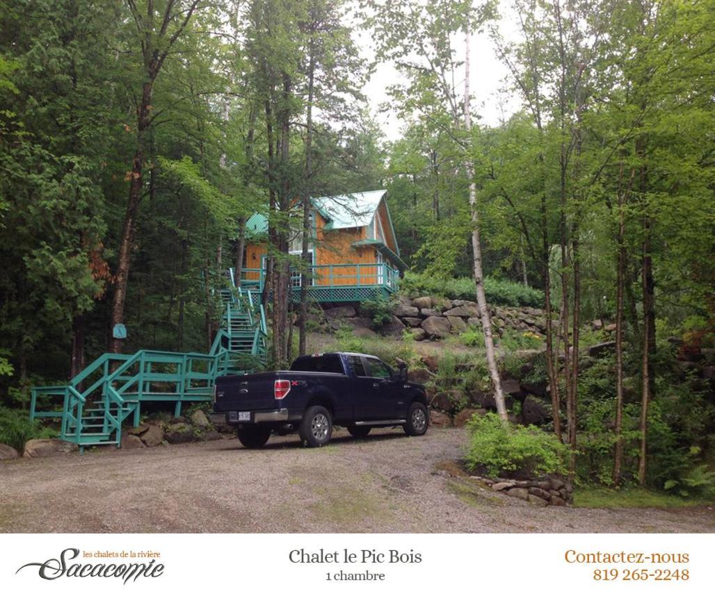 Chalets De La Riviere Sacacomie Villa Saint-Alexis-des-Monts Esterno foto