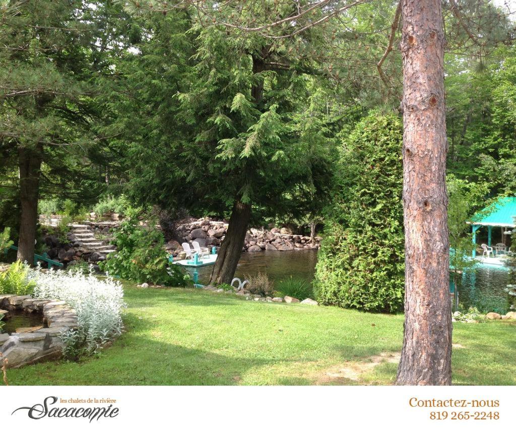 Chalets De La Riviere Sacacomie Villa Saint-Alexis-des-Monts Esterno foto