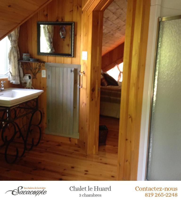 Chalets De La Riviere Sacacomie Villa Saint-Alexis-des-Monts Esterno foto