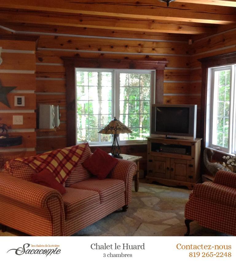Chalets De La Riviere Sacacomie Villa Saint-Alexis-des-Monts Esterno foto