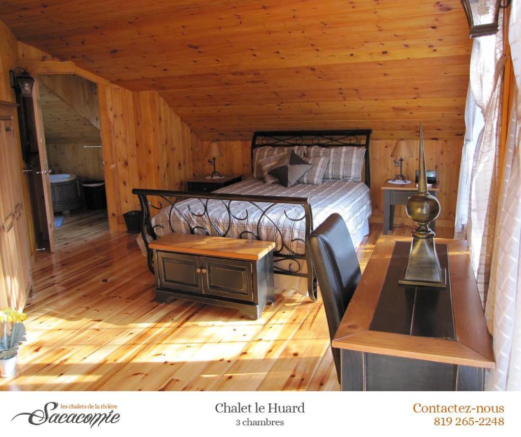 Chalets De La Riviere Sacacomie Villa Saint-Alexis-des-Monts Esterno foto