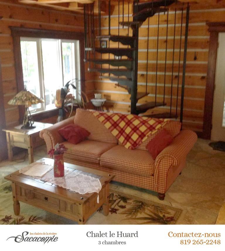 Chalets De La Riviere Sacacomie Villa Saint-Alexis-des-Monts Esterno foto