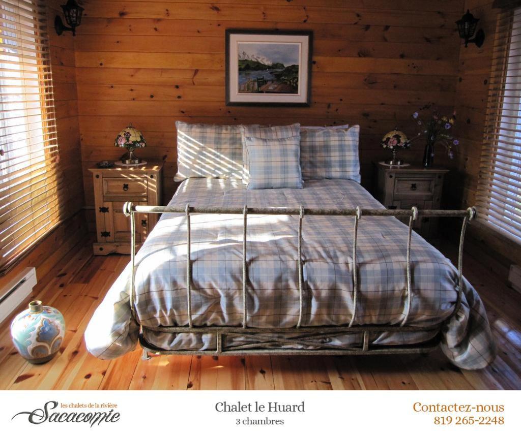 Chalets De La Riviere Sacacomie Villa Saint-Alexis-des-Monts Esterno foto