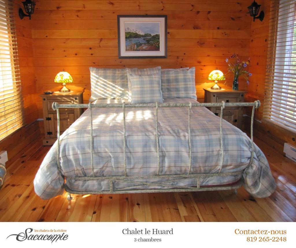 Chalets De La Riviere Sacacomie Villa Saint-Alexis-des-Monts Esterno foto