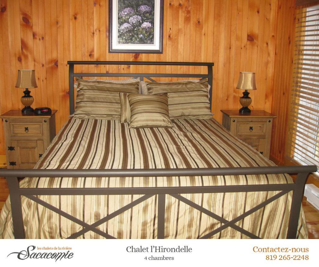 Chalets De La Riviere Sacacomie Villa Saint-Alexis-des-Monts Esterno foto