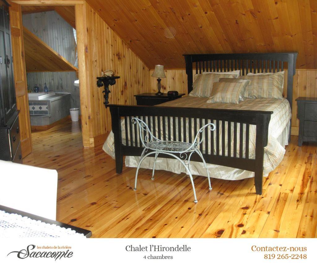 Chalets De La Riviere Sacacomie Villa Saint-Alexis-des-Monts Esterno foto