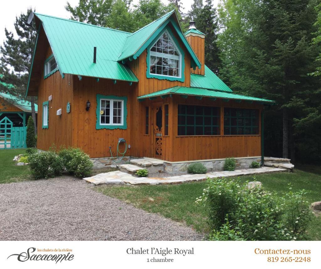 Chalets De La Riviere Sacacomie Villa Saint-Alexis-des-Monts Esterno foto