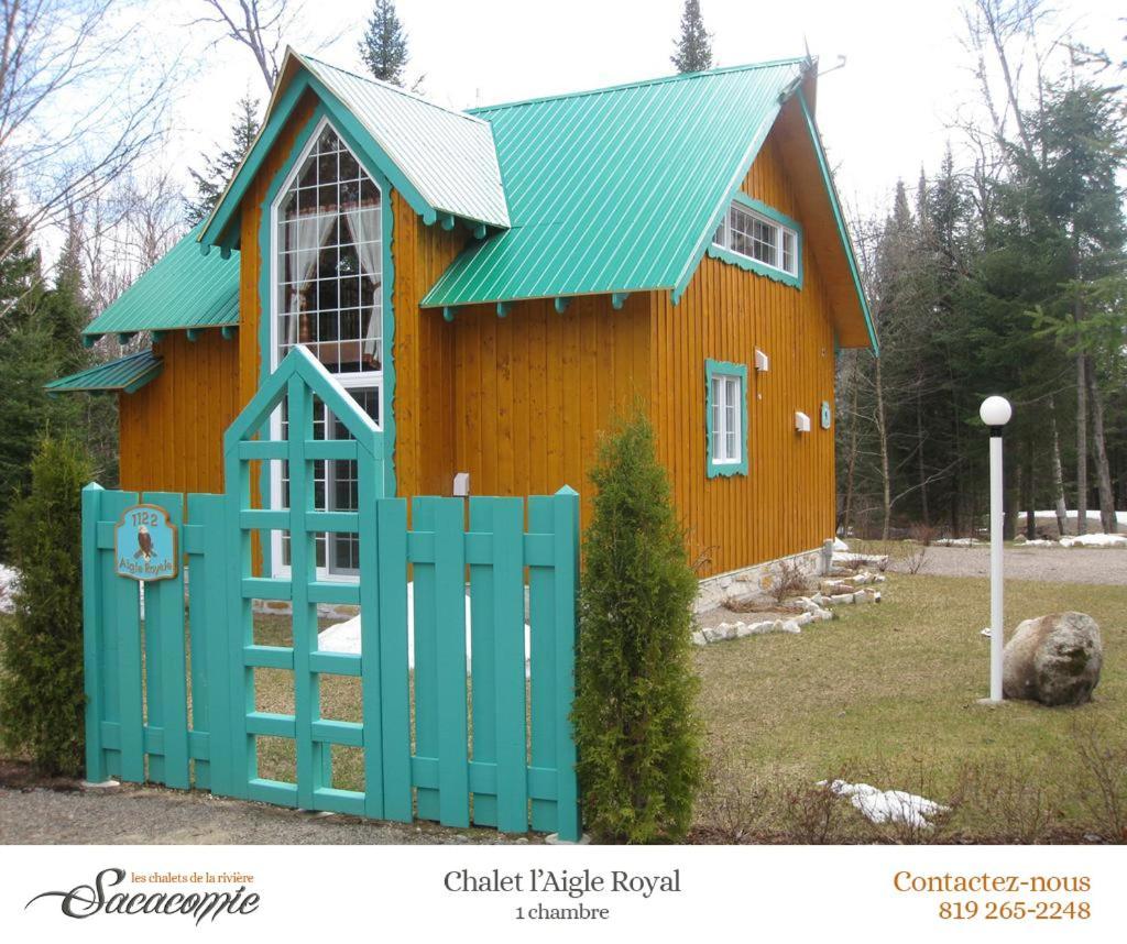 Chalets De La Riviere Sacacomie Villa Saint-Alexis-des-Monts Esterno foto