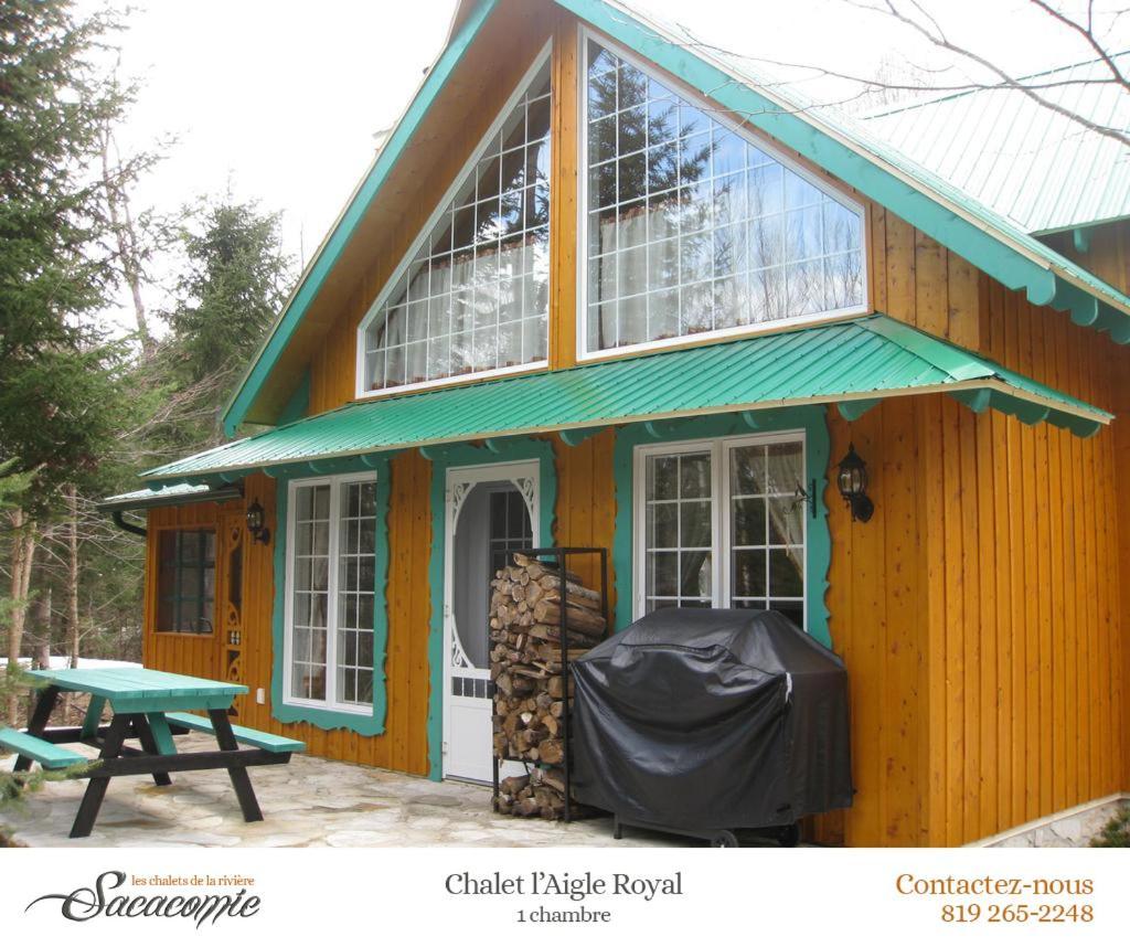 Chalets De La Riviere Sacacomie Villa Saint-Alexis-des-Monts Esterno foto